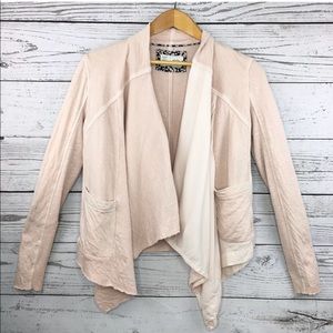 Saturday Sunday Anthropologie pink cardigan